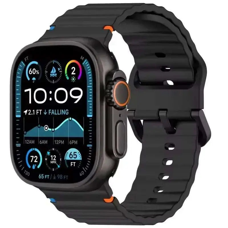 Silicone Strap for Apple watch Ultra Band 49mm 46mm 45mm 42mm 44mm 40mSilicone Strap for Apple watch Band 44mm 49mm 40mm 45mm 42mm 46mm 38mm correa bracelet iwatch Series 9 8 7 6 SE 10 Ultra 2 bandPackage:1 X Strap(Not include Watch)AMIR BAGS INDIA PRIVATE LIMITEDAMIR BAGS INDIA PRIVATE LIMITEDnull