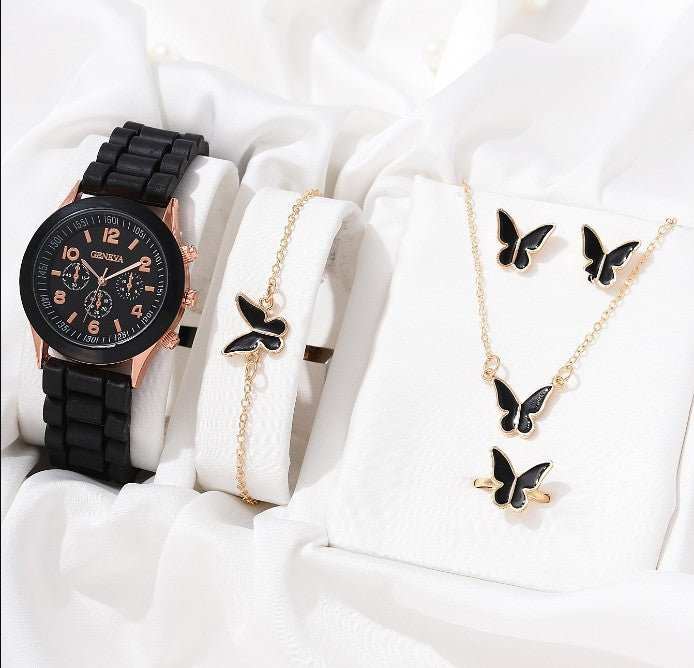 Simple Classic Imitation Leather Strap Watch Women's Suit - AMIR BAGS INDIA PRIVATE LIMITED