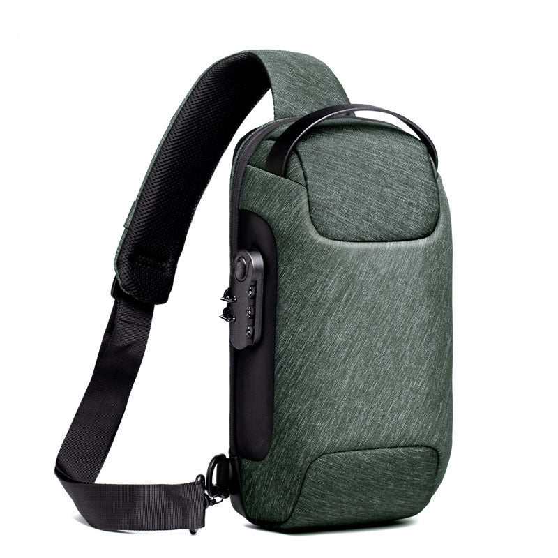 Sling Bag, Waterproof Men's Chest Bag Shoulder Bags Crossbody Sling Backpack For Men - AMIR BAGS INDIA PRIVATE LIMITED