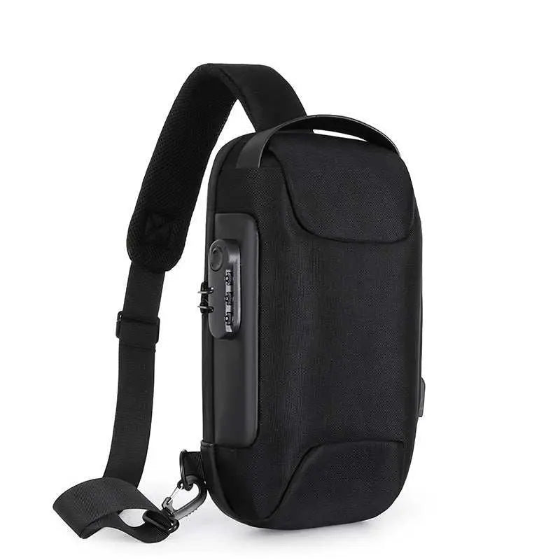 Sling Bag, Waterproof Men's Chest Bag Shoulder Bags Crossbody Sling Backpack For Men - AMIR BAGS INDIA PRIVATE LIMITED