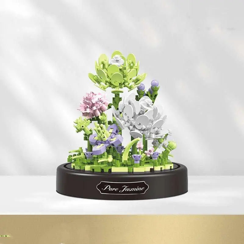 Small Particle Assembly Rose Decoration Toys - AMIR BAGS INDIA PRIVATE LIMITED