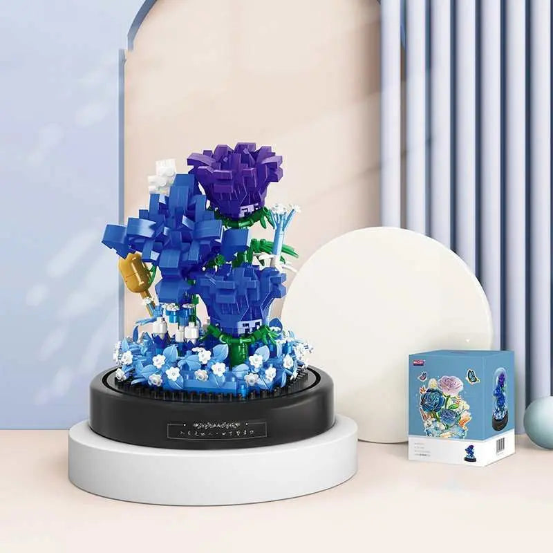 Small Particle Assembly Rose Decoration Toys - AMIR BAGS INDIA PRIVATE LIMITED
