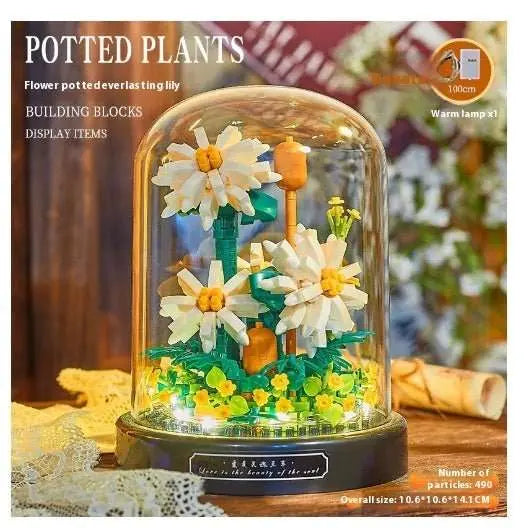 Small Particle Assembly Rose Decoration Toys - AMIR BAGS INDIA PRIVATE LIMITED