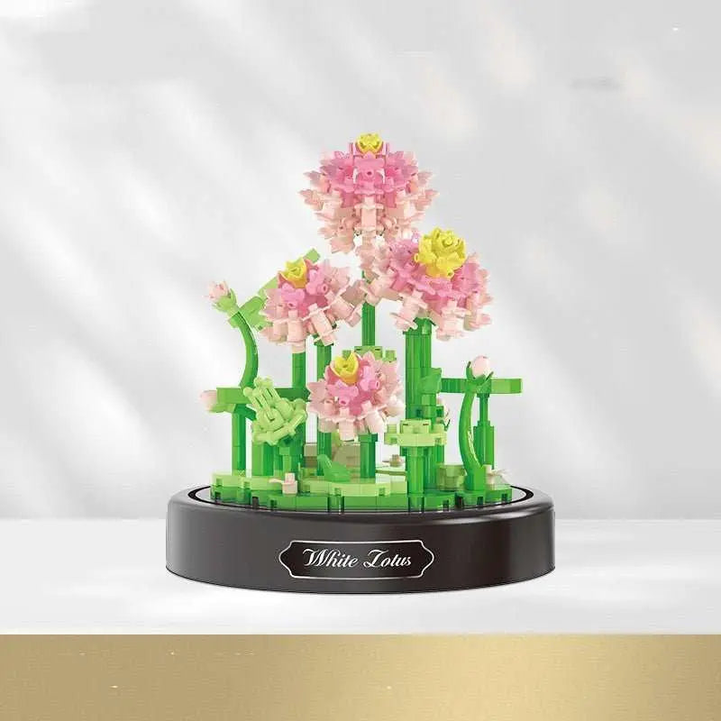 Small Particle Assembly Rose Decoration Toys - AMIR BAGS INDIA PRIVATE LIMITED