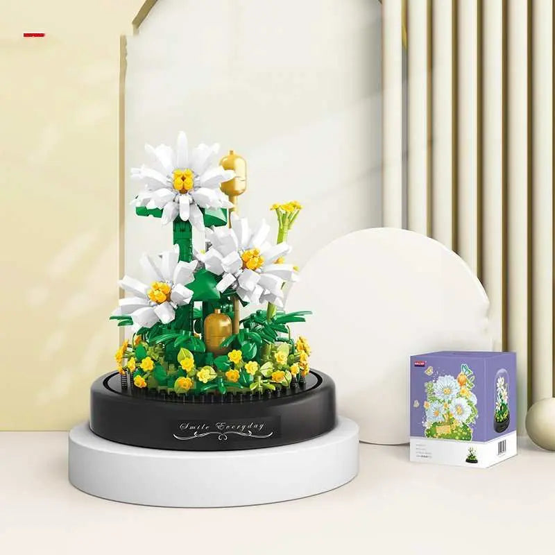 Small Particle Assembly Rose Decoration Toys - AMIR BAGS INDIA PRIVATE LIMITED