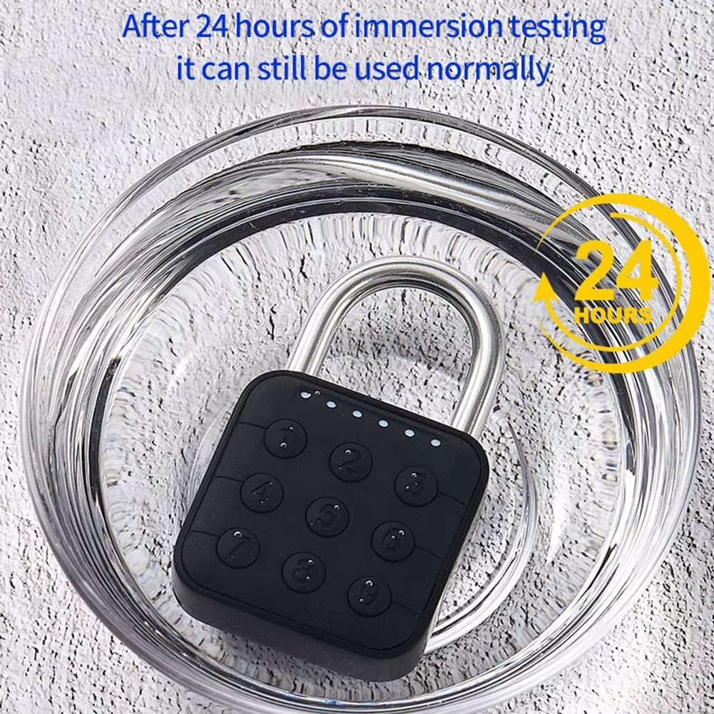 Smart Biometric Fingerprint Keyless Door Lock Portable Anti - Theft USB Rechargeable Security Padlock for Luggage Case Drawer - AMIR BAGS INDIA PRIVATE LIMITED