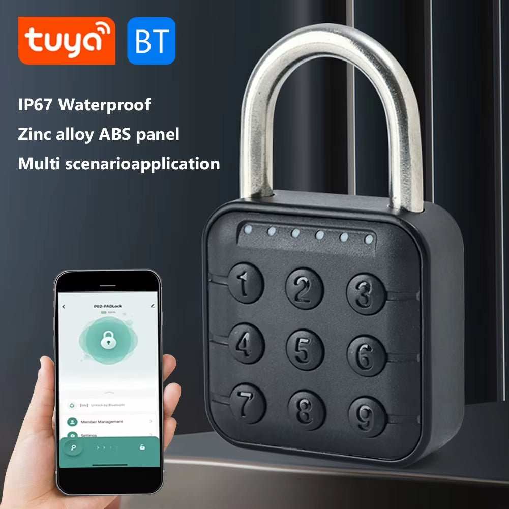 Smart Biometric Fingerprint Keyless Door Lock Portable Anti - Theft USB Rechargeable Security Padlock for Luggage Case Drawer - AMIR BAGS INDIA PRIVATE LIMITED