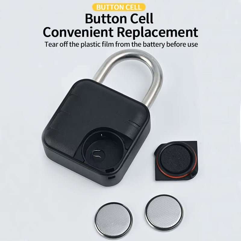 Smart Biometric Fingerprint Keyless Door Lock Portable Anti - Theft USB Rechargeable Security Padlock for Luggage Case Drawer - AMIR BAGS INDIA PRIVATE LIMITED