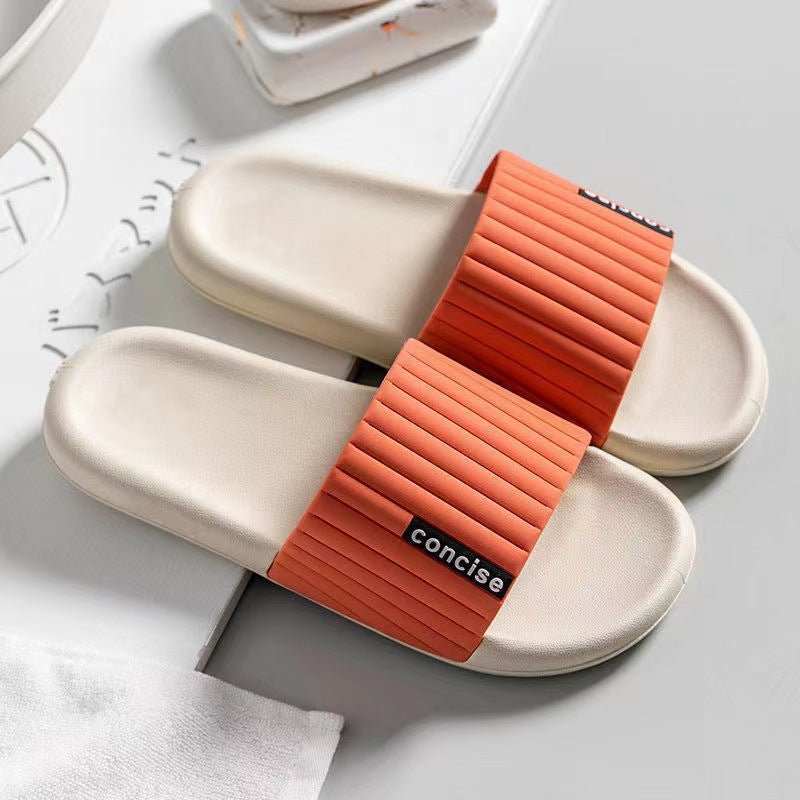 Soft Bathroom Slippers Men EVA Non Slip House Dorm Shoes - AMIR BAGS INDIA PRIVATE LIMITED