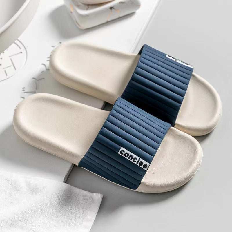 Soft Bathroom Slippers Men EVA Non Slip House Dorm Shoes - AMIR BAGS INDIA PRIVATE LIMITED