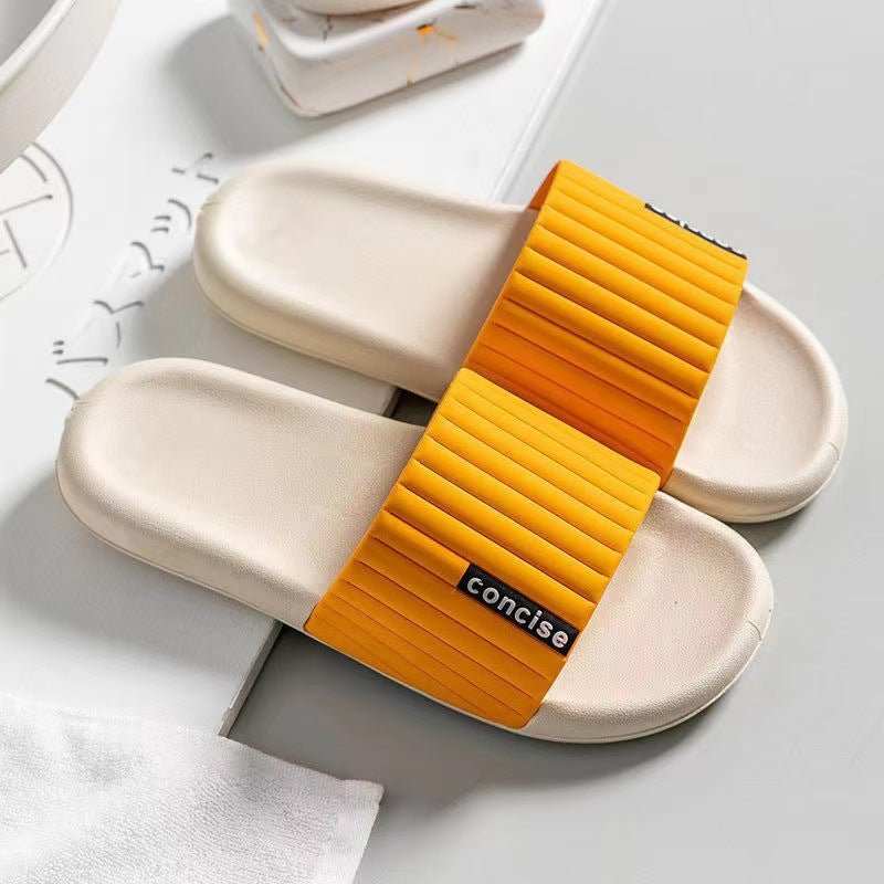 Soft Bathroom Slippers Men EVA Non Slip House Dorm Shoes - AMIR BAGS INDIA PRIVATE LIMITED