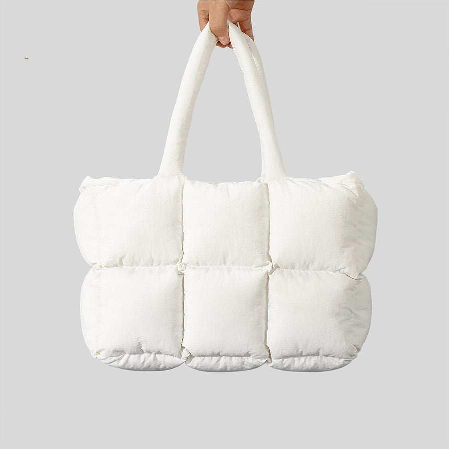 Soft Down Handbag Woman Cotton Dress Bags Filled With Cotton - AMIR BAGS INDIA PRIVATE LIMITED