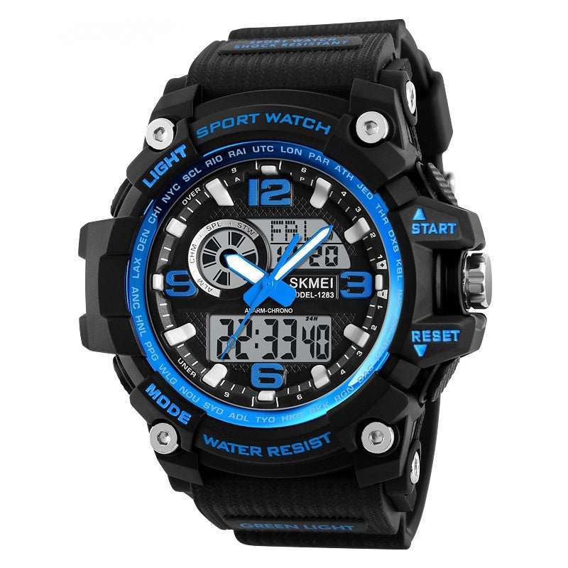 Sports Waterproof Electronic Watch Multifunctional Men - AMIR BAGS INDIA PRIVATE LIMITED