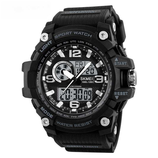 Sports Waterproof Electronic Watch Multifunctional Men - AMIR BAGS INDIA PRIVATE LIMITED