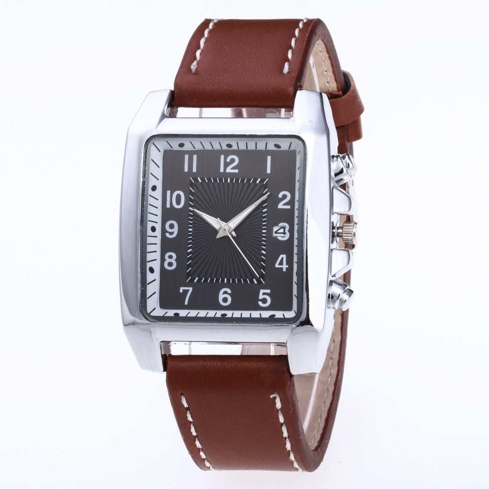 Square Fashion Men's Watch - AMIR BAGS INDIA PRIVATE LIMITED