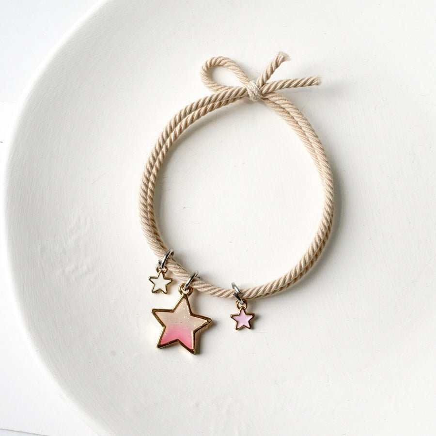 Star Hair Ring Girl Tie Hair Accessories - AMIR BAGS INDIA PRIVATE LIMITED