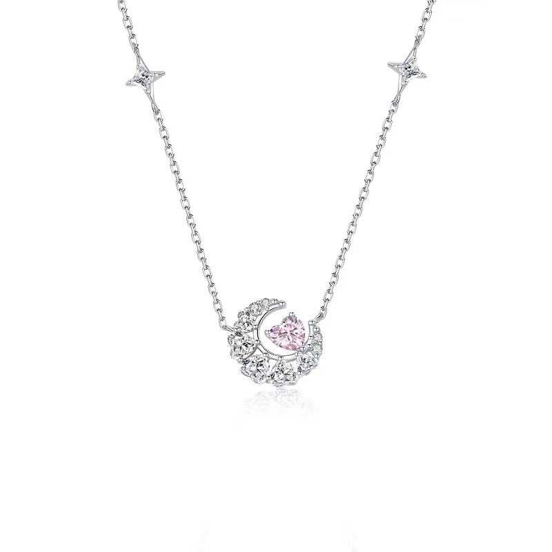 Stars And Moon Necklace Ins Fashion Love Jewelry - AMIR BAGS INDIA PRIVATE LIMITED