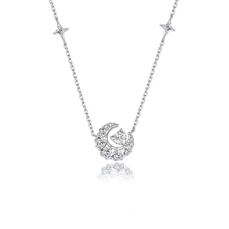 Stars And Moon Necklace Ins Fashion Love Jewelry - AMIR BAGS INDIA PRIVATE LIMITED
