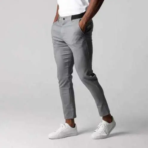 Suit Pants Men Slim Gray Business StraightProduct information:Color: navy blue, dark gray, khaki, Black Size: XS,S,M,L,XL Main fabric composition: Polyester Fiber Applicable age group: Adult Pants type: tighDropshipmanAMIR BAGS INDIA PRIVATE LIMITEDnull