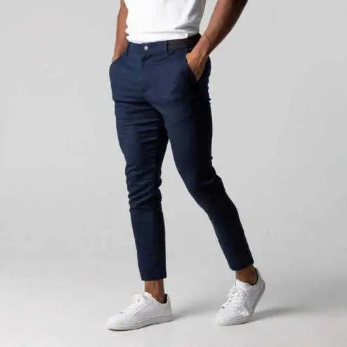 Suit Pants Men Slim Gray Business StraightProduct information:Color: navy blue, dark gray, khaki, Black Size: XS,S,M,L,XL Main fabric composition: Polyester Fiber Applicable age group: Adult Pants type: tighDropshipmanAMIR BAGS INDIA PRIVATE LIMITEDnull
