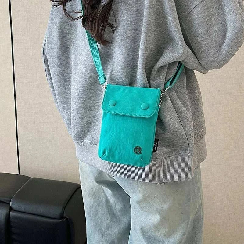 Summer Casual Faion Nylon Fabric Crossbody Bag Women's Simple Mobile Phone Bag BAG & KUENA Brand 2025 New Sle - AMIR BAGS INDIA PRIVATE LIMITED