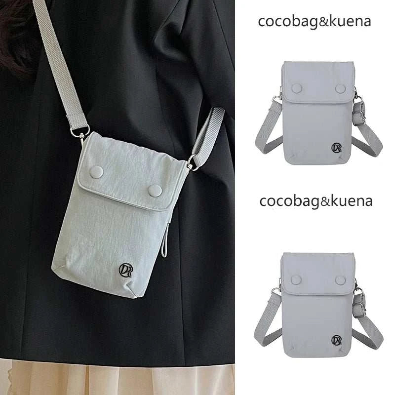Summer Casual Faion Nylon Fabric Crossbody Bag Women's Simple Mobile Phone Bag BAG & KUENA Brand 2025 New Sle - AMIR BAGS INDIA PRIVATE LIMITED
