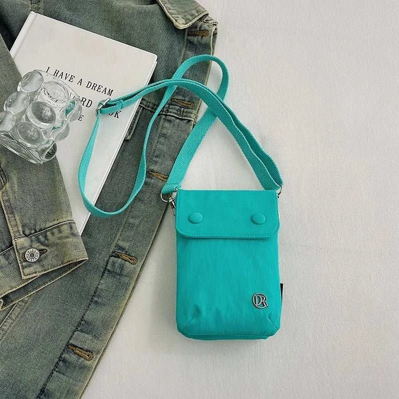 Summer Casual Faion Nylon Fabric Crossbody Bag Women's Simple Mobile Phone Bag BAG & KUENA Brand 2025 New Sle - AMIR BAGS INDIA PRIVATE LIMITED