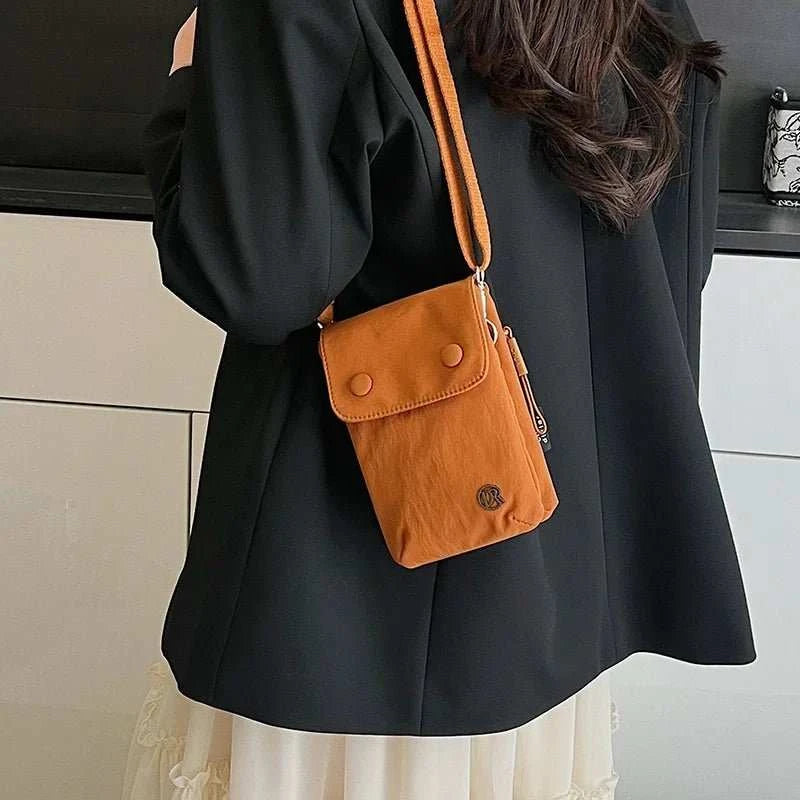 Summer Casual Faion Nylon Fabric Crossbody Bag Women's Simple Mobile Phone Bag BAG & KUENA Brand 2025 New Sle - AMIR BAGS INDIA PRIVATE LIMITED