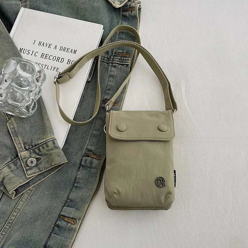 Summer Casual Faion Nylon Fabric Crossbody Bag Women's Simple Mobile Phone Bag BAG & KUENA Brand 2025 New Sle - AMIR BAGS INDIA PRIVATE LIMITED