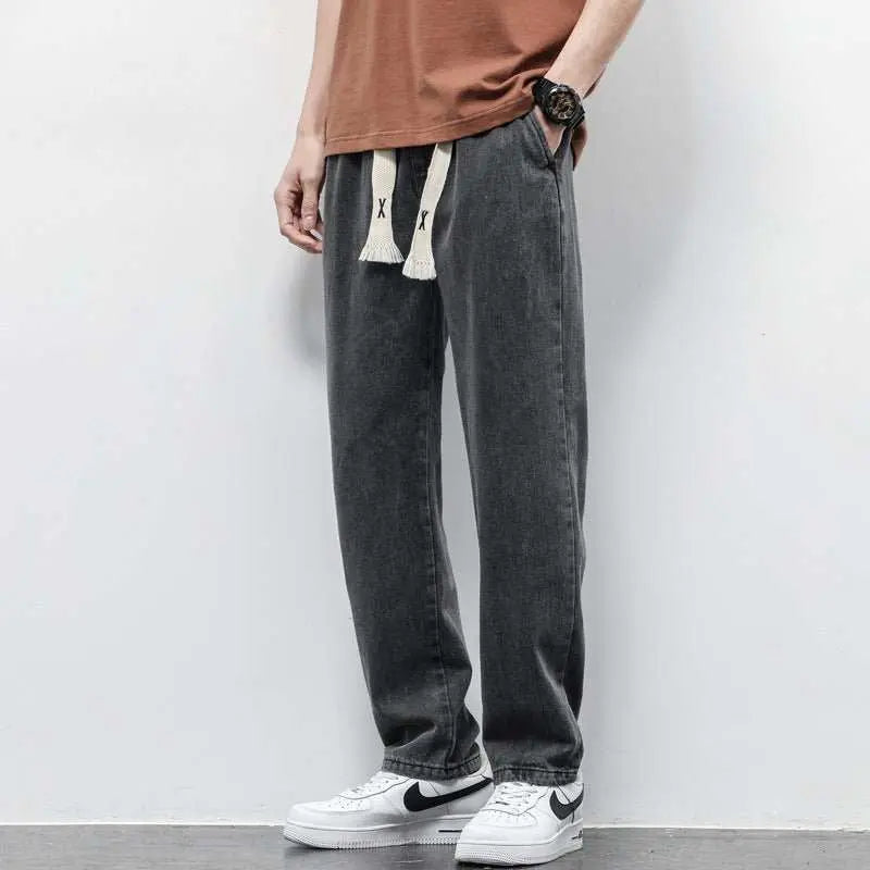 Summer Loose Wide Leg Jeans Pants Men Fashion Drawstring Elasticated SOverview:Unique design, stylish and beautiful.Good material, comfortable wear.A variety of colors, any choice.
Product information:Style: straight-leg pantsFabric nDropshipmanAMIR BAGS INDIA PRIVATE LIMITEDnull