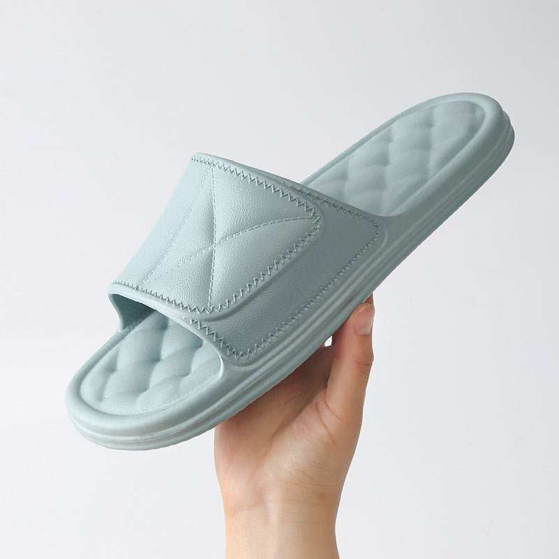 Summer Slippers Plaid Design Bathroom Slippers For Women Shoes - AMIR BAGS INDIA PRIVATE LIMITED