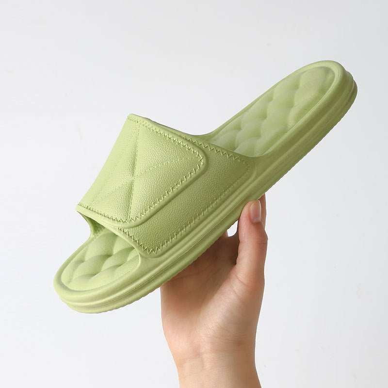Summer Slippers Plaid Design Bathroom Slippers For Women Shoes - AMIR BAGS INDIA PRIVATE LIMITED