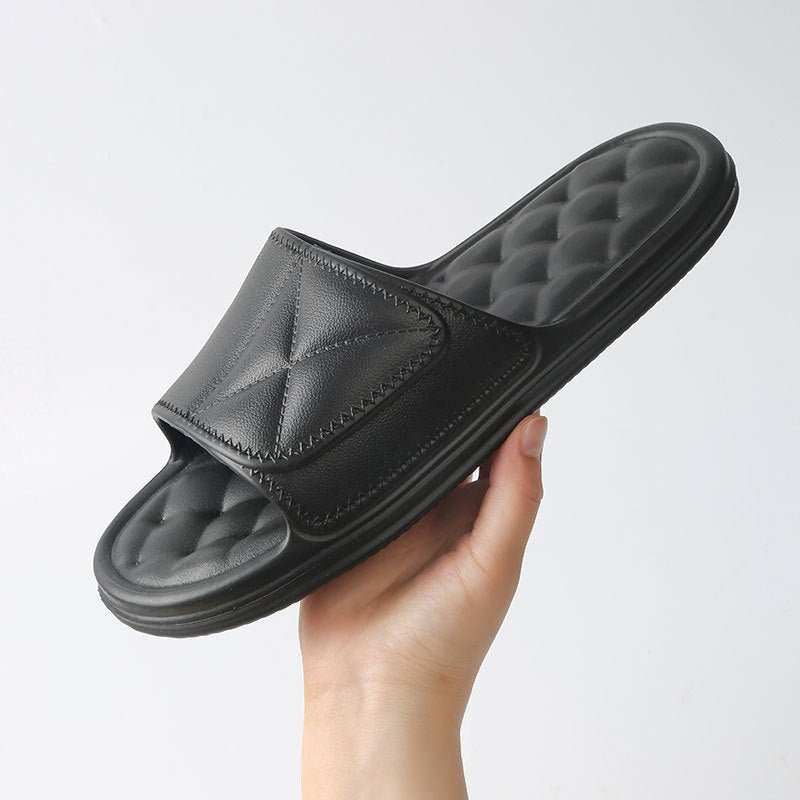 Summer Slippers Plaid Design Bathroom Slippers For Women Shoes - AMIR BAGS INDIA PRIVATE LIMITED