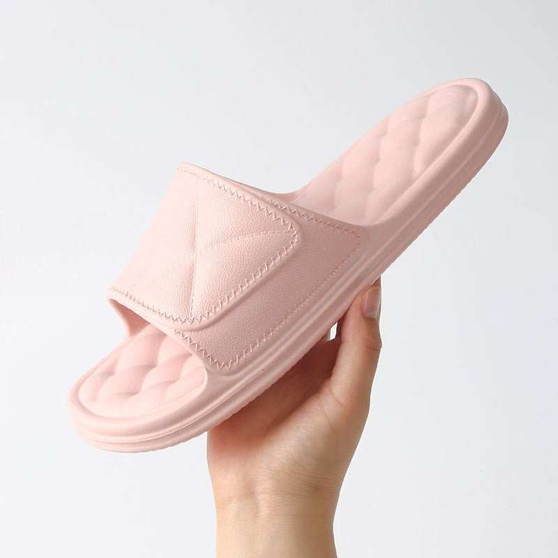 Summer Slippers Plaid Design Bathroom Slippers For Women Shoes - AMIR BAGS INDIA PRIVATE LIMITED