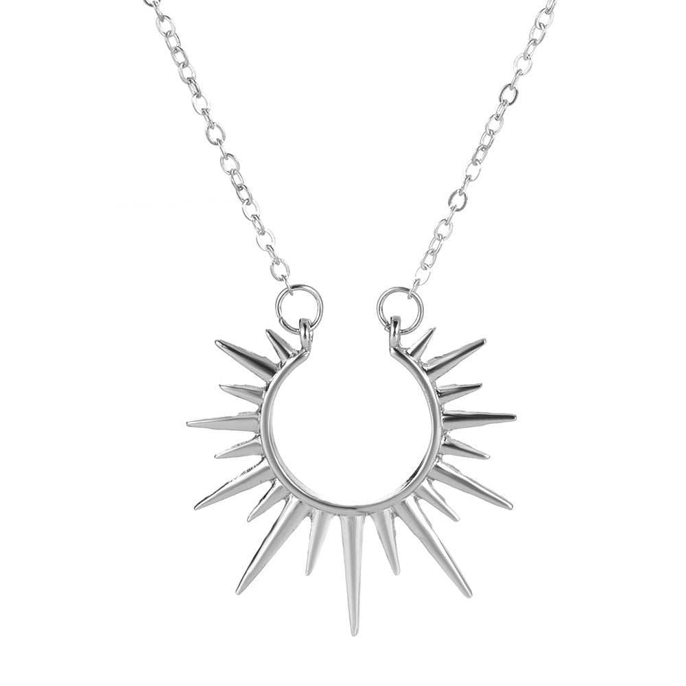 Sunflower Necklace Retro Clavicle Chain Fashion Creative Jewelry Women - AMIR BAGS INDIA PRIVATE LIMITED