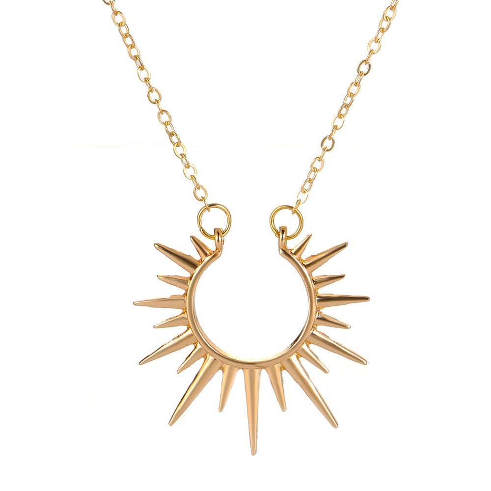 Sunflower Necklace Retro Clavicle Chain Fashion Creative Jewelry Women - AMIR BAGS INDIA PRIVATE LIMITED