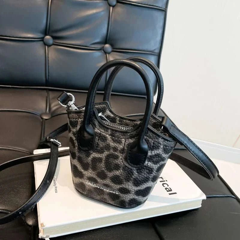 Super Mini Crossbody Bag For Women Fashion Casual Sling Bag Lady Girls Versatile Zipper Messenger Bag Bucket Handbag Mini - AMIR BAGS INDIA PRIVATE LIMITED