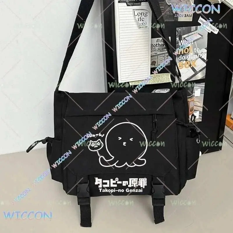 Takopii no Genzai Cosplay Shoulder Bag The Original Sin Anime Messenger Bag Kawaii Octopus Character Crossbody Tactical Backpack - AMIR BAGS INDIA PRIVATE LIMITED