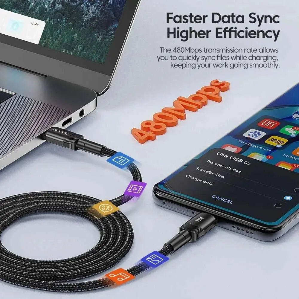 Toocki 100W Type C to USB C Cable PD 3.0 Quick Charge 4.0 Fast Chargin• Quick Charge 4.0 :Charges your device quickly and efficiently with the latest Quick Charge 4.0 technology.
• PD 3.0 :Provides stable and fast charging for your deAMIR BAGS INDIA PRIVATE LIMITEDAMIR BAGS INDIA PRIVATE LIMITEDnull
