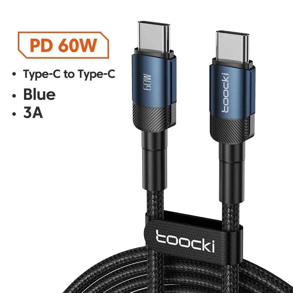 Toocki 100W Type C to USB C Cable PD 3.0 Quick Charge 4.0 Fast Chargin• Quick Charge 4.0 :Charges your device quickly and efficiently with the latest Quick Charge 4.0 technology.
• PD 3.0 :Provides stable and fast charging for your deAMIR BAGS INDIA PRIVATE LIMITEDAMIR BAGS INDIA PRIVATE LIMITEDnull