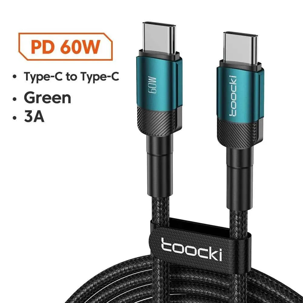 Toocki 100W Type C to USB C Cable PD 3.0 Quick Charge 4.0 Fast Chargin• Quick Charge 4.0 :Charges your device quickly and efficiently with the latest Quick Charge 4.0 technology.
• PD 3.0 :Provides stable and fast charging for your deAMIR BAGS INDIA PRIVATE LIMITEDAMIR BAGS INDIA PRIVATE LIMITEDnull