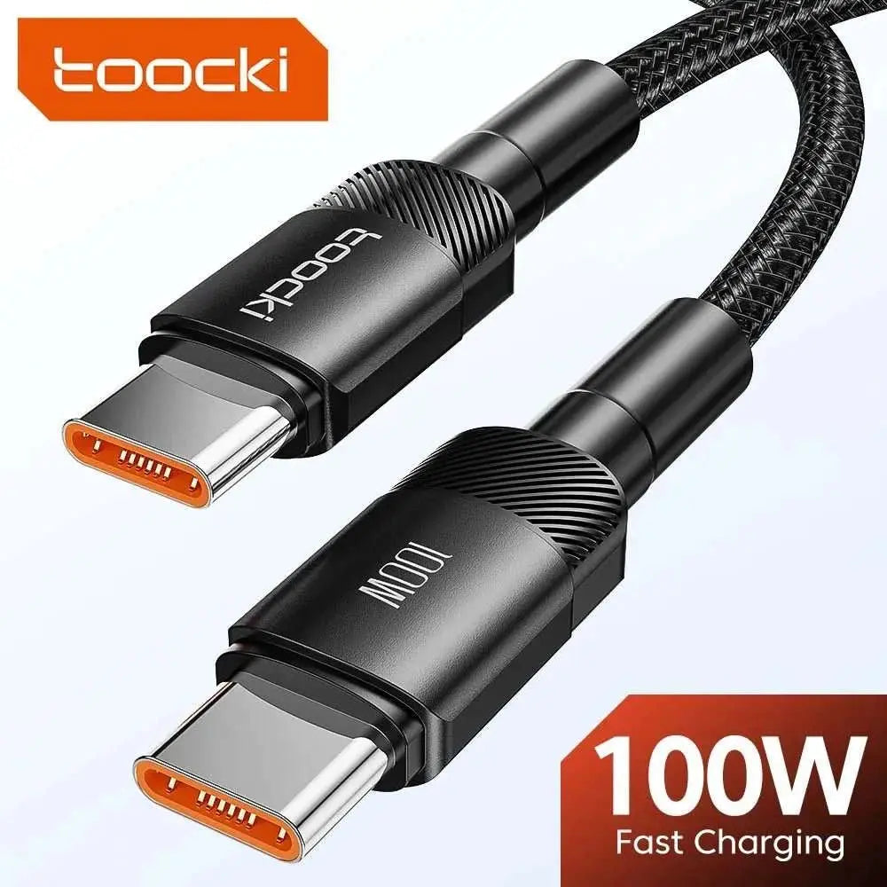 Toocki 100W Type C to USB C Cable PD 3.0 Quick Charge 4.0 Fast Chargin• Quick Charge 4.0 :Charges your device quickly and efficiently with the latest Quick Charge 4.0 technology.
• PD 3.0 :Provides stable and fast charging for your deAMIR BAGS INDIA PRIVATE LIMITEDAMIR BAGS INDIA PRIVATE LIMITEDnull