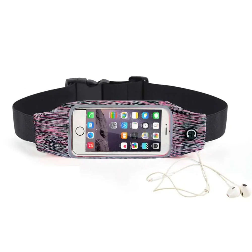 Touch Screen Clear Phone Waist Bag For Running Sports Fanny Pack - AMIR BAGS INDIA PRIVATE LIMITED