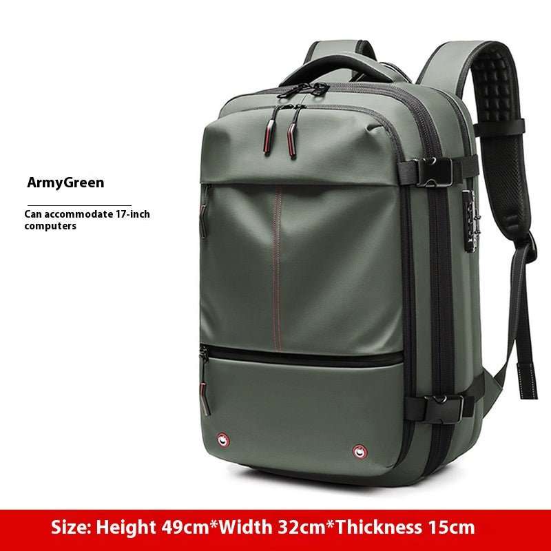 Travel Backpack Men's Business Multifunction Computer Bag Vacuum Compression Large - capacity Backpack - AMIR BAGS INDIA PRIVATE LIMITED