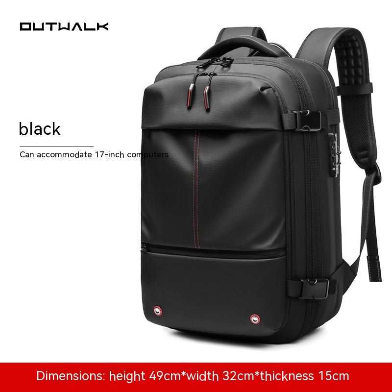Travel Backpack Men's Business Multifunction Computer Bag Vacuum Compression Large - capacity Backpack - AMIR BAGS INDIA PRIVATE LIMITED