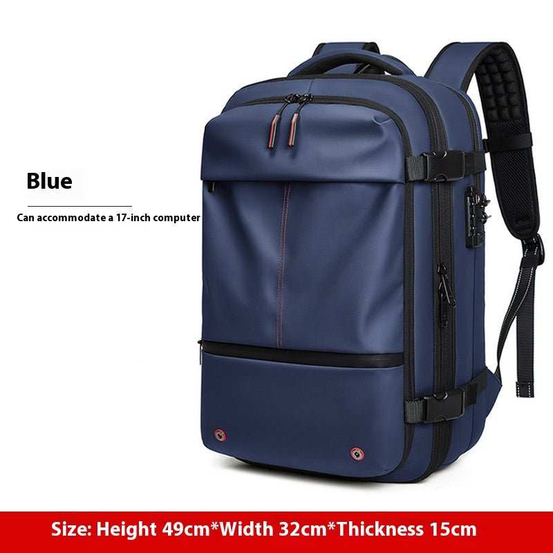 Travel Backpack Men's Business Multifunction Computer Bag Vacuum Compression Large - capacity Backpack - AMIR BAGS INDIA PRIVATE LIMITED