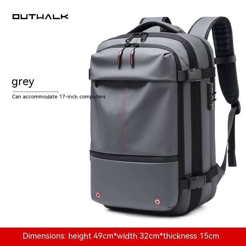 Travel Backpack Men's Business Multifunction Computer Bag Vacuum Compression Large - capacity Backpack - AMIR BAGS INDIA PRIVATE LIMITED