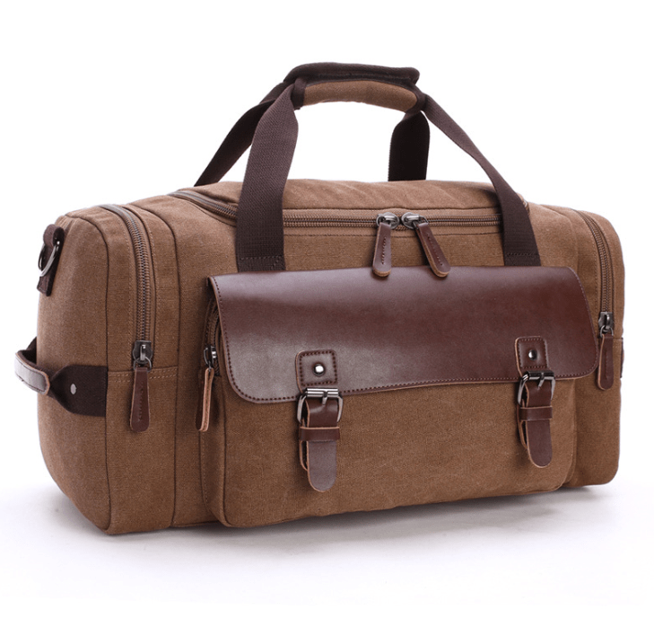 Travel bag student shoulder slung hand bag large capacity travel canvas bag luggage bag - AMIR BAGS INDIA PRIVATE LIMITED