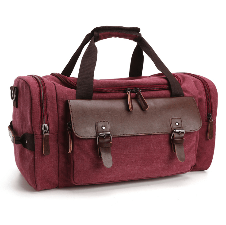Travel bag student shoulder slung hand bag large capacity travel canvas bag luggage bag - AMIR BAGS INDIA PRIVATE LIMITED