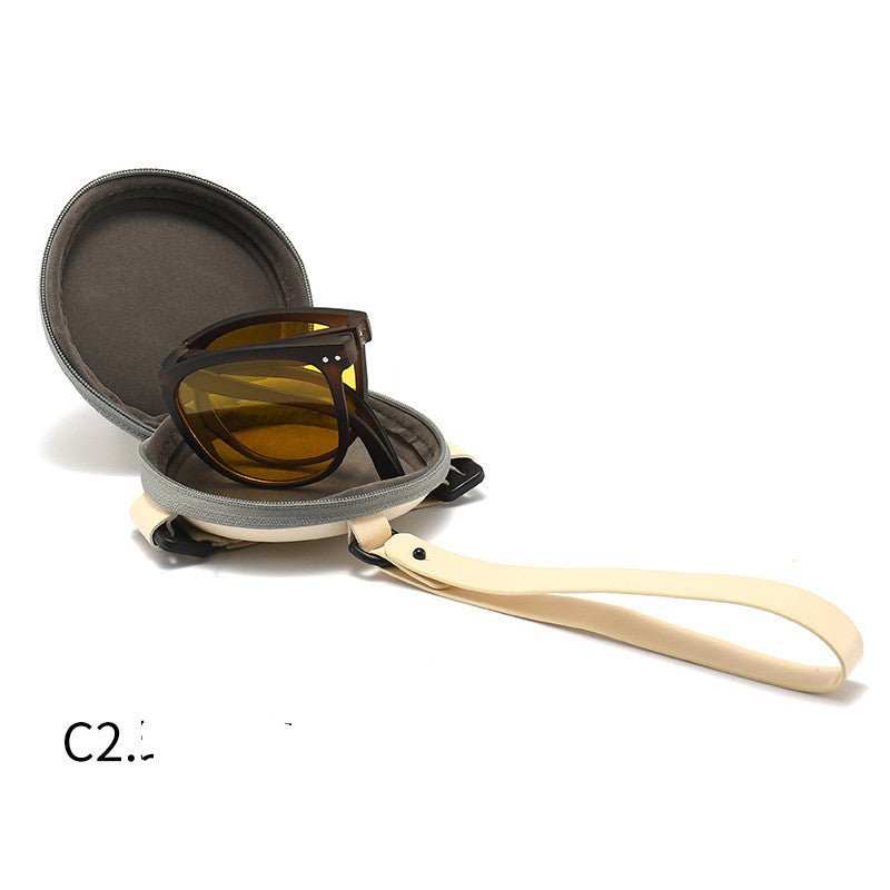 Trendy Foldable Sunglasses For Women TR Polarized Folding Sun Glasses - AMIR BAGS INDIA PRIVATE LIMITED